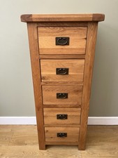Oak drawer tall for sale  HINCKLEY