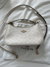 Coach white teri for sale  LONDON
