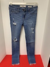Jeans Hollister Original Feminino Cintura Baixa Super Skinny-Tamanho 1S-25 Lx 28 L comprar usado  Enviando para Brazil