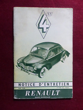 RENAULT 4CV - NOTICE ENTRETIEN  1957 comprar usado  Enviando para Brazil