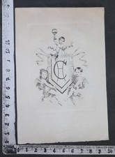 Wunderkammer exlibris araldico usato  Italia