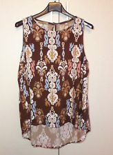 Blusa smanicata marrone usato  Creazzo