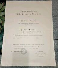 Ordine cavalleresco ss.cosma usato  Roma