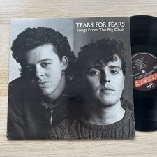 1985 TEARS FOR FEARS Songs From The Big Chair Original US 1st Pressing LP VG+, usado comprar usado  Enviando para Brazil