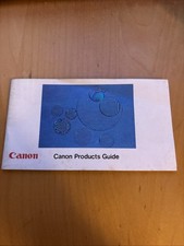 Canon products guide for sale  WOLVERHAMPTON