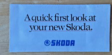Skoda sales brochure for sale  BRISTOL