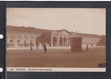 Cartolina ancona stazione usato  Italia