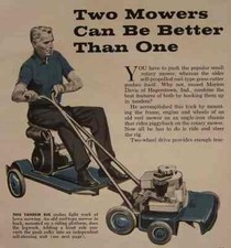 Convert reel mower for sale  Diamond Point