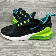 Tênis de corrida Nike Air Max 270 masculino tamanho 11.5 preto verde Strike comprar usado  Enviando para Brazil