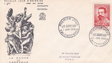 1958 fdc carpeaux d'occasion  Mortagne-du-Nord