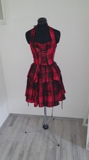 Punk kleid tartan gebraucht kaufen  Aachen