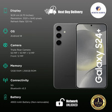 Usado, Samsung Galaxy S24 Plus (256/512GB) Desbloqueado - Todas as Cores - Excelente Estado comprar usado  Enviando para Brazil