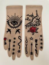 Damen handschuhe tattoo gebraucht kaufen  Neuss