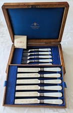Conjunto de sobremesa de prata antiga Goldsmiths & Silversmiths Co., Ltd. - 12 peças comprar usado  Enviando para Brazil