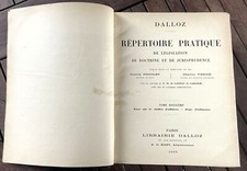 Dalloz répertoire pratique d'occasion  Labourse