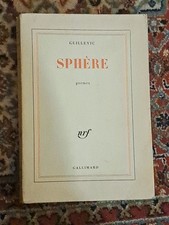 Guillevic sphère poèmes d'occasion  Clermont-Ferrand-
