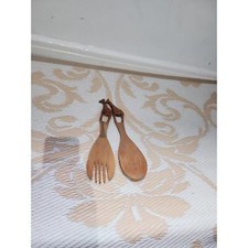 Wooden giraffe spoon for sale  LONDON