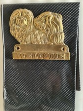 Pekinois plaque welcome d'occasion  Viuz-en-Sallaz
