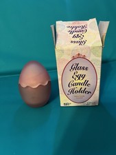 Frosted glass egg for sale  Melbourne