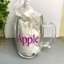 Caneca logotipo roxo Apple copo acrílico transparente computadores Macintosh vintage Mac World retrô comprar usado  Enviando para Brazil