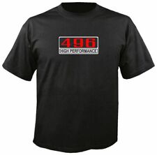 496 CAMISETA PRETA DE ALTO DESEMPENHO emblema do motor da caixa v8 bloco grande BBC comprar usado  Enviando para Brazil