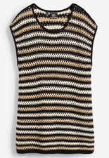 Stricktop seitenschlitzen schw gebraucht kaufen  Deutschland