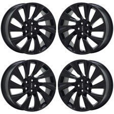 Jantes Lincoln Aviator Gloss pretas 20" conjunto de fábrica fabricante de equipamento original alyfs040 EXCHANGE comprar usado  Enviando para Brazil