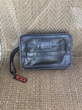 Tumi black leather for sale  San Diego