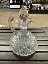 Óleo de banho vintage de vidro cristal transparente, sabão, óleo perfumado decantador Cruet VEJA FOTOS! comprar usado Óleo de banho vintage de vidro cristal transparente, sabão, óleo perfumado decantador Cruet VEJA FOTOS! comprar usado  Enviando para Brazil