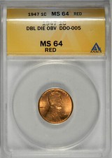1947 lincoln cent for sale  Clearwater
