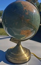 Usado, Globo mundial iluminado de mesa vintage 12" comprar usado Usado, Globo mundial iluminado de mesa vintage 12" comprar usado  Enviando para Brazil