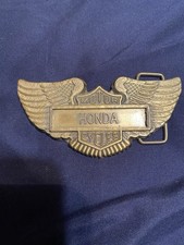Asa de fivela de cinto vintage da década de 1970 Honda Motorcycles, usado comprar usado  Enviando para Brazil