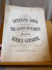 Wagner spinning song d'occasion  Rennes