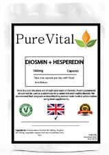 Cápsulas de 1000 mg de diosmina e hesperidina – Suporte circulatório e vetorial da PureVital comprar usado  Enviando para Brazil
