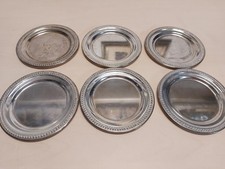 Glasuntersetzer versilbert vin gebraucht kaufen  Heidesheim