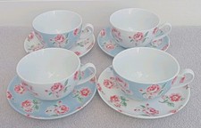 cath kidston provence rose tea cups for sale  NUNEATON