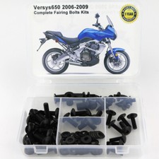 Kit completo de parafusos de carenagem carroceria adequado para Kawasaki Versys 650 06-09 preto, usado comprar usado  Enviando para Brazil