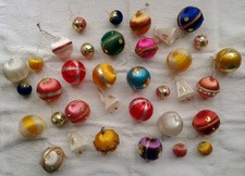 Boules décorations anciennes d'occasion  Guénange