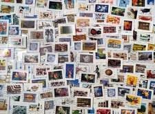 Vrac 300 timbres d'occasion  Évreux
