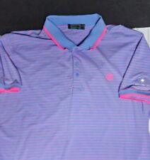 Camisa de golfe G/Fore G4 x Cabo Del Sol GC, polo XL estampa azul listrada rosa neon em excelente estado usado comprar usado  Enviando para Brazil