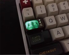 Usado, 1 peça de teclas RGB engraçadas feitas à mão para teclado mecânico comprar usado  Enviando para Brazil
