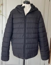 Black quilted hooded for sale  WYMONDHAM