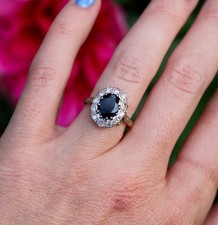 18ct gold sapphire for sale  HARPENDEN
