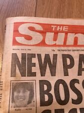 Sun newspaper page for sale  LONDON
