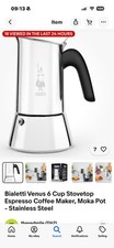 Bialetti cup mokka for sale  WREXHAM