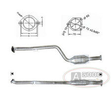 Catalizzatore dfc mercedes usato  Italia