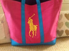 NOVA ⭐️RALPH LAUREN⭐️THE BIG PONY PINK Bolsa Tote Shopper⭐️ Grátis P&P comprar usado  Enviando para Brazil