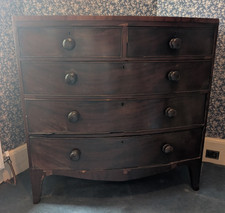 Antique mahogany chest for sale  LONDON