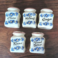 Ceramic spice pots for sale  SAXMUNDHAM