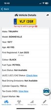 Triumph t140 frame for sale  BIRMINGHAM